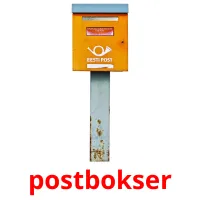 postbokser cartões com imagens