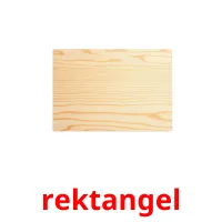 rektangel cartões com imagens