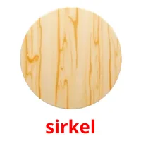 sirkel cartões com imagens