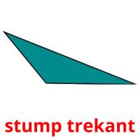 stump trekant flashcards illustrate