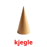 kjegle cartões com imagens