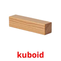 kuboid cartões com imagens