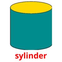 sylinder flashcards illustrate