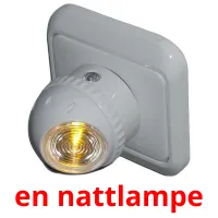 en nattlampe Bildkarteikarten