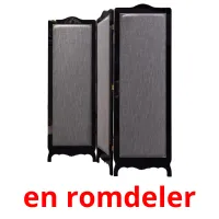 en romdeler Bildkarteikarten