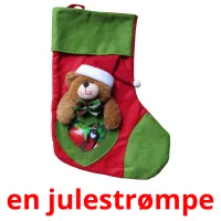 en julestrømpe cartões com imagens