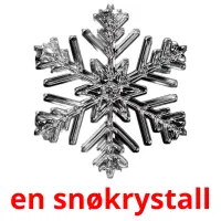 en snøkrystall cartões com imagens