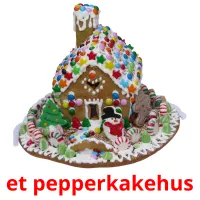 et pepperkakehus cartões com imagens