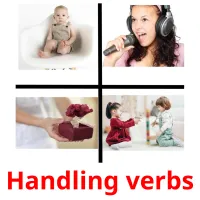 Handling verbs cartões com imagens