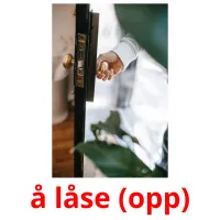 å låse (opp) cartões com imagens