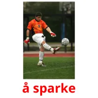 å sparke cartões com imagens