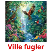 Ville fugler ansichtkaarten