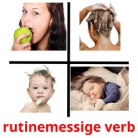 rutinemessige verb bildekort