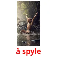 å spyle cartões com imagens