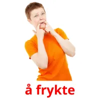 å frykte cartões com imagens