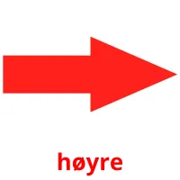 høyre cartões com imagens