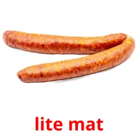 lite mat Bildkarteikarten