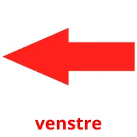 venstre Bildkarteikarten