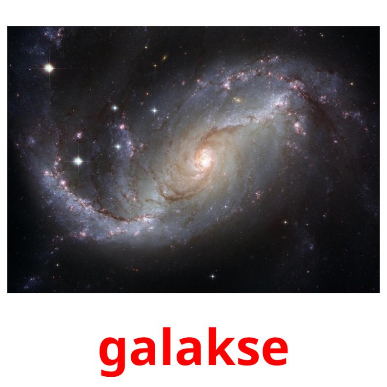galakse Bildkarteikarten