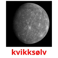 kvikksølv cartões com imagens