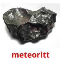 meteoritt cartões com imagens