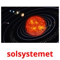 solsystemet Bildkarteikarten