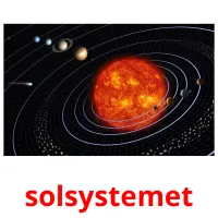 solsystemet cartões com imagens