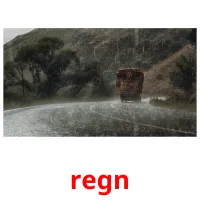 regn cartões com imagens