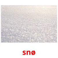 snø cartões com imagens