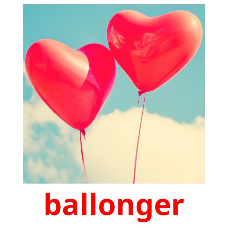 ballonger picture flashcards