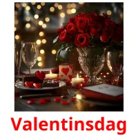 Valentinsdag cartões com imagens