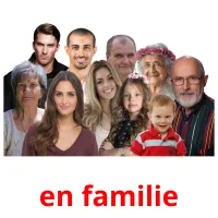 en familie cartões com imagens