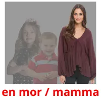 en mor / mamma cartões com imagens