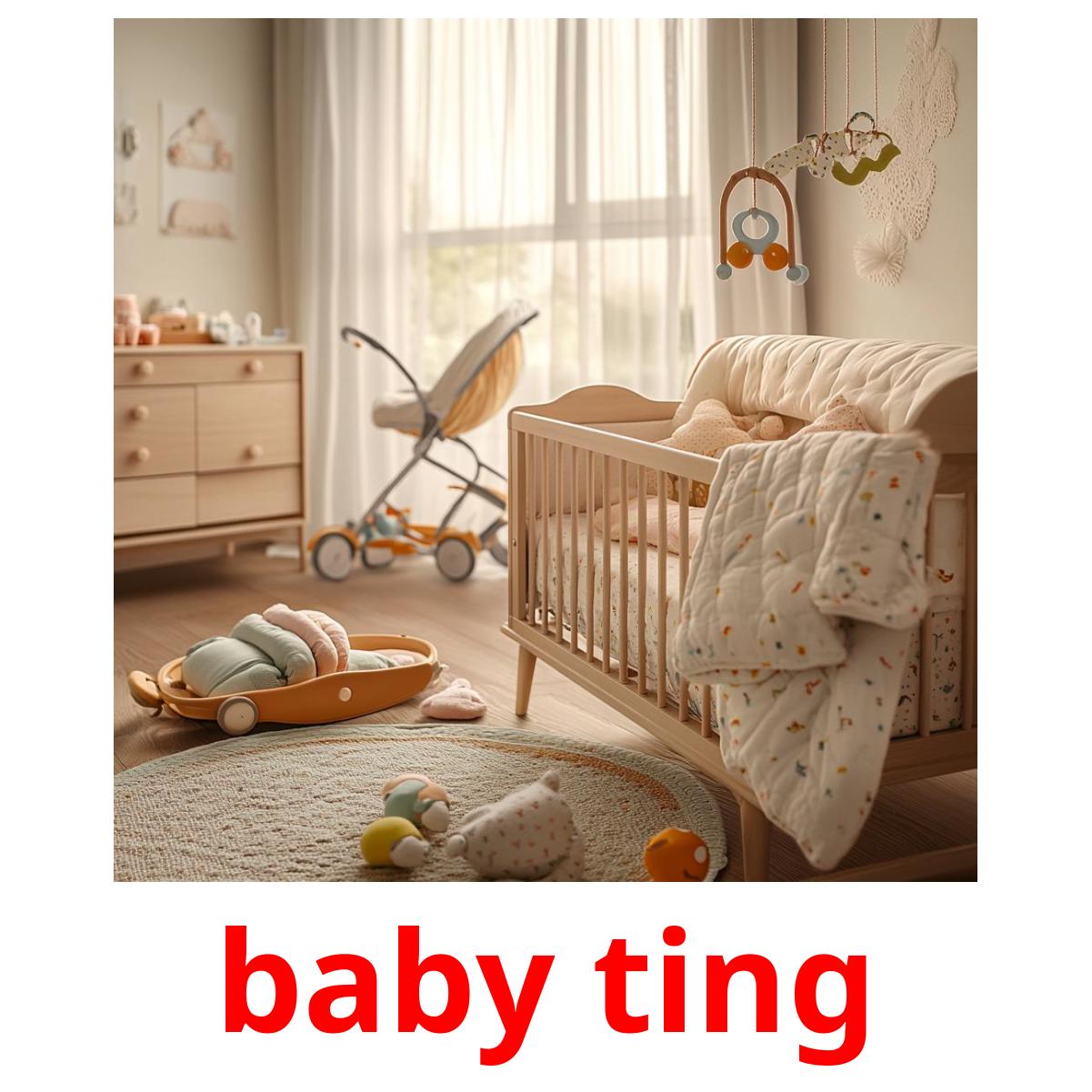 baby ting bildekort