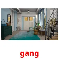 gang cartões com imagens