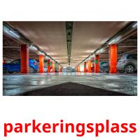parkeringsplass picture flashcards