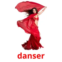 danser cartões com imagens