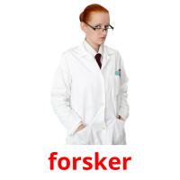 forsker picture flashcards