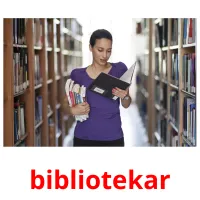 bibliotekar cartões com imagens