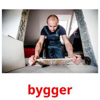 bygger picture flashcards