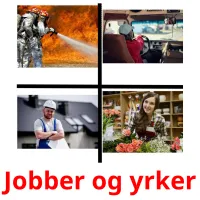 Jobber og yrker cartões com imagens