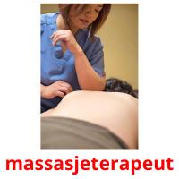 massasjeterapeut flashcards illustrate