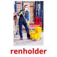 renholder picture flashcards