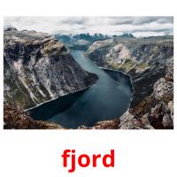 fjord Tarjetas didacticas