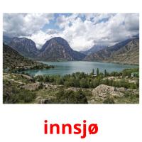 innsjø cartões com imagens