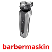 barbermaskin cartões com imagens