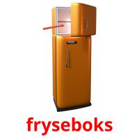 fryseboks flashcards illustrate