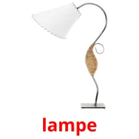 lampe cartões com imagens