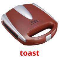 toast flashcards illustrate