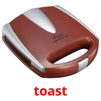 toast cartões com imagens